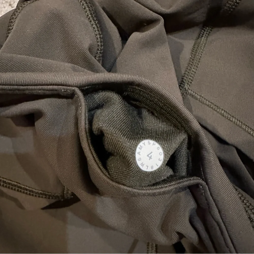 Lululemon All The Right Places Crop Dark Olive 4